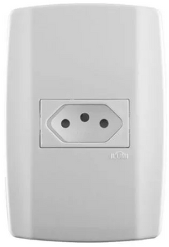 CJ TOMADA 10A 250V~ HORIZONTAL SLIM