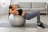 Bola Inflável para Exercícios 55cm Western – Cinza Prateado