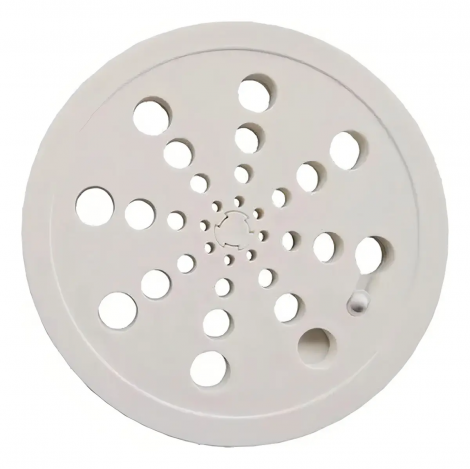 GRELHA FIT ROTATIVA REDONDO 10CM BRANCA ESTRELA