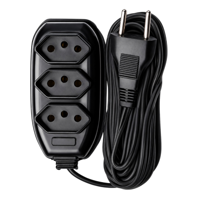 Extensão Elétrica PP 3 x 0,75 mm² 2 Metros Naticon