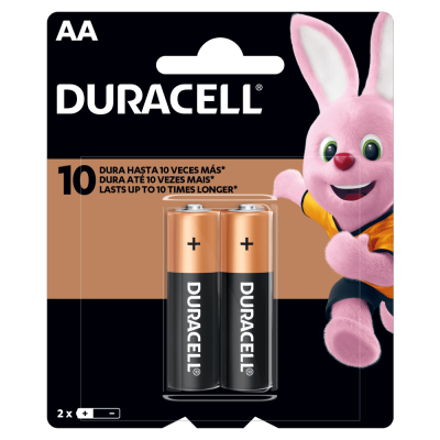 PILHAS ALCALINAS DE 1.5V AA/2 DURACELL