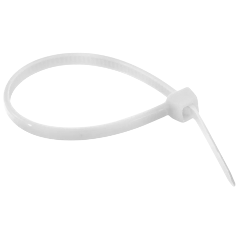 Abraçadeira de Nylon Kala 3,6mm x 150mm Branca – Pacote com 100 Unidades (Ref. 897531)