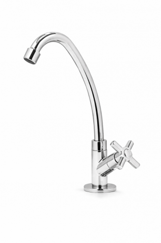 Torneira Bica Móvel de Mesa Sink Iguatemi Cromada – 1/4 de Volta