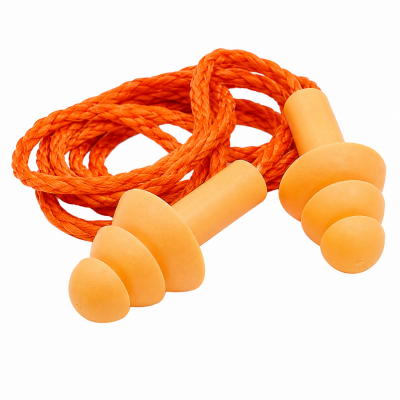 Protetor Auditivo Plug K10 Silicone com Cordão 14dB CA 14470 Kalipso
