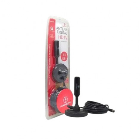 Antena Digital HDTV Interna e Externa KAPBOM