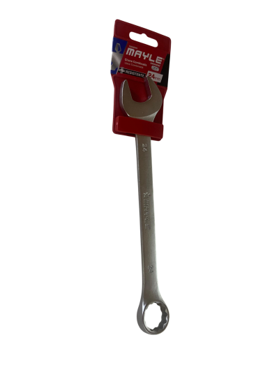 Chave Combinada 24mm Mayle – Aço CRV Cromado Resistente à Corrosão – Ref. 102021MY